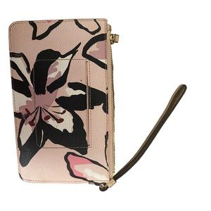 Kate spade floral  wristlet and Aldo pink wristlet